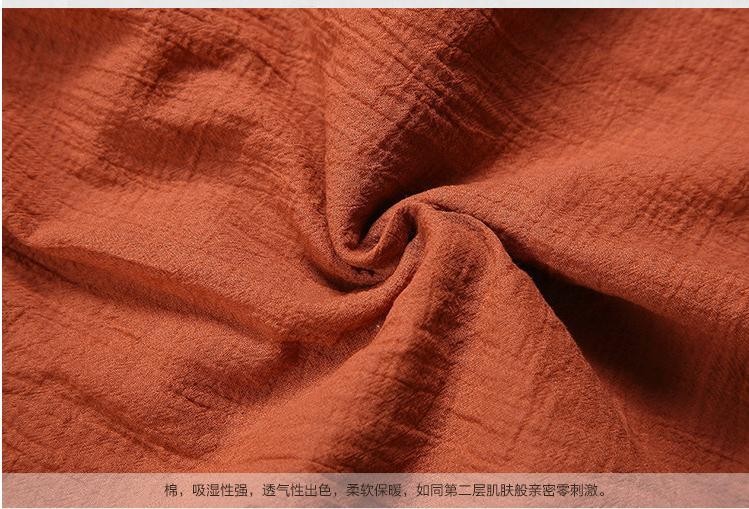 New-2017-spring-autumn-women39s-solid-colors-vintage-cotton-linen-dress-long-sleeve-big-hem-dress-fo-32430469436