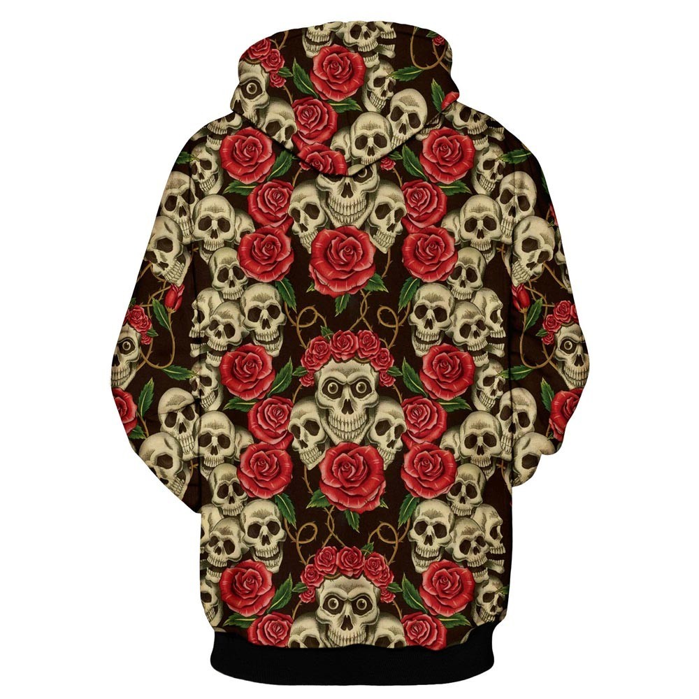 New-Autumn-Winter-Fashion-Menwomen-Hooded-Hoodies-Print-Roses-Flowers-Skulls-3d-Sweatshirt-With-Cap--32733366437