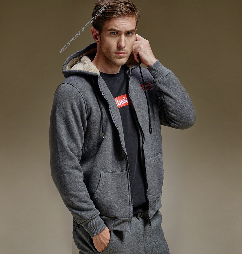 New-Cotton-Full-Zip-Fleece-Men39s-Hoodies-Jacket-Heavyweight-Winter-Warm-Hooded-Men39s-Sweatshirts-C-32481754211