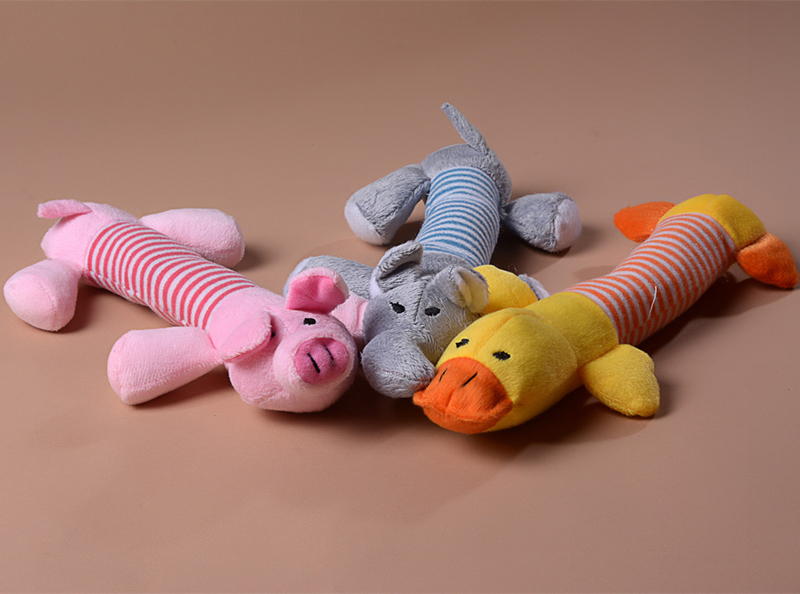 New-Dog-Toys-Pet-Puppy-Chew-Squeaker-Squeaky-Plush-Sound-Duck-Pig-amp-Elephant-Toys-3-Designs-FREE-S-32566130876