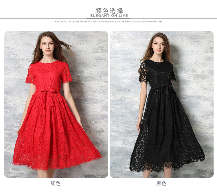 New-Europe-2016-Spring-Summer-Women39s-Lace-Openwork-Long-Dresses-Bohemian-Femme-Casual-Clothing-Wom-32617976006