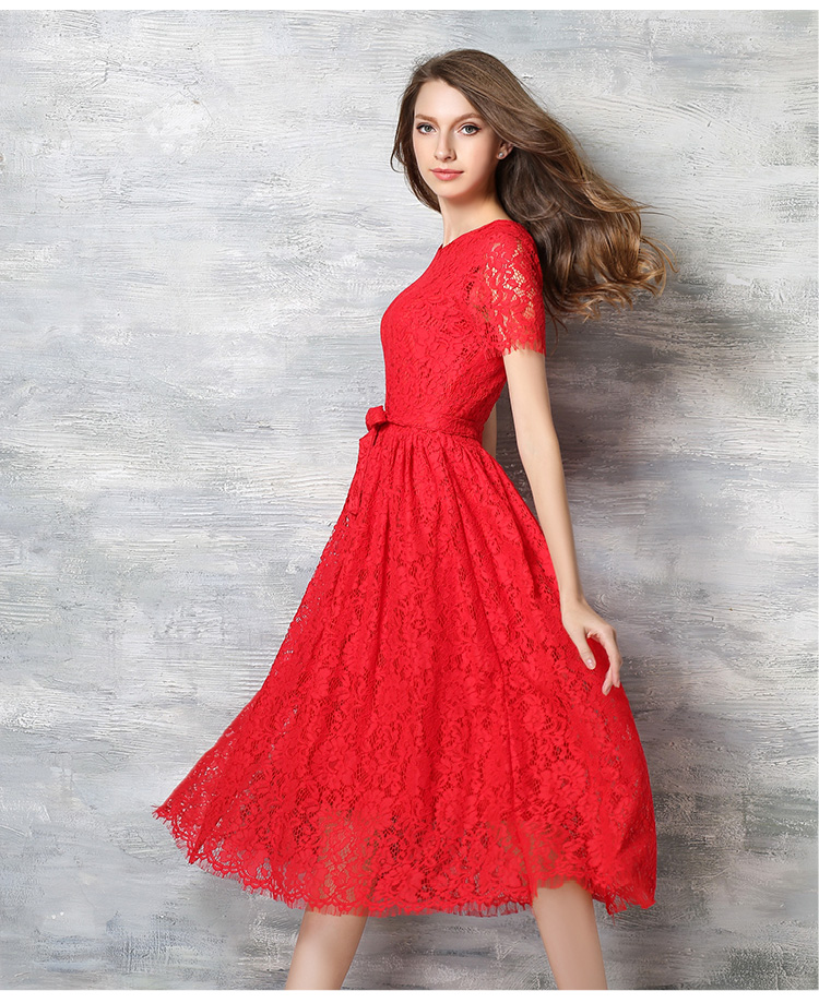 New-Europe-2016-Spring-Summer-Women39s-Lace-Openwork-Long-Dresses-Bohemian-Femme-Casual-Clothing-Wom-32617976006