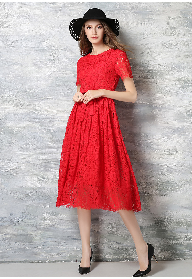 New-Europe-2016-Spring-Summer-Women39s-Lace-Openwork-Long-Dresses-Bohemian-Femme-Casual-Clothing-Wom-32617976006