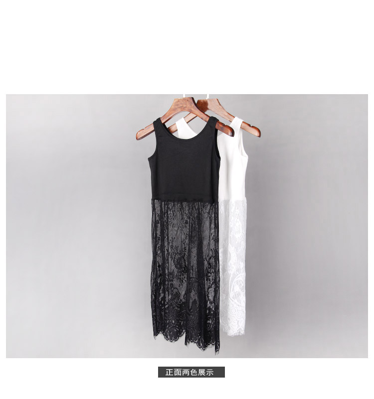 New-Fahion-Black-White-Lace-Embroidery-Basic-Dress-Plus-Size-Women-Casual-Clothing-Summer-Underdress-32694059604