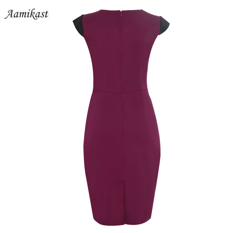 New-Fashion-2017-Elegant-Celeb-V-neck-Sleeveless-Knee-length-Bodycon-Pencil-Party-Evening-Women-Dres-1812009899