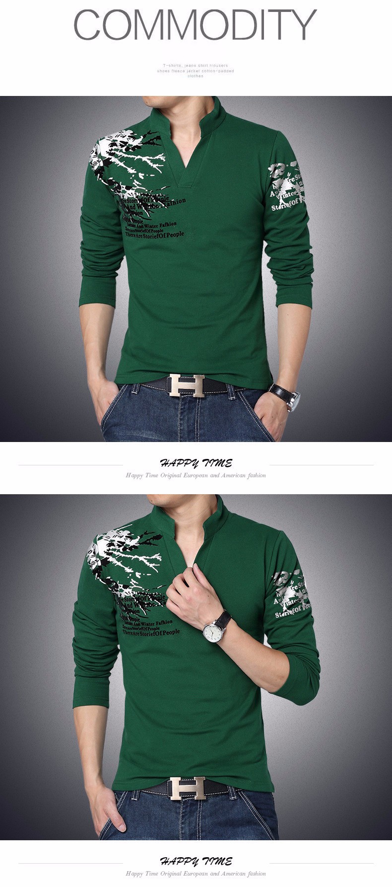 New-Fashion-Brand-Trend-Print-Slim-Fit-Long-Sleeve-T-Shirt-Men-Tee-V-Neck-Casual-Men-T-Shirt-Cotton--32431437908