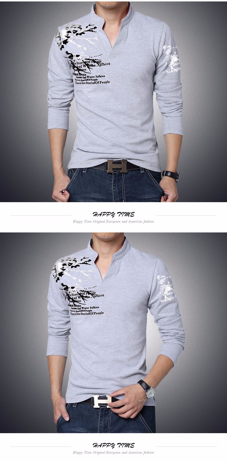 New-Fashion-Brand-Trend-Print-Slim-Fit-Long-Sleeve-T-Shirt-Men-Tee-V-Neck-Casual-Men-T-Shirt-Cotton--32431437908