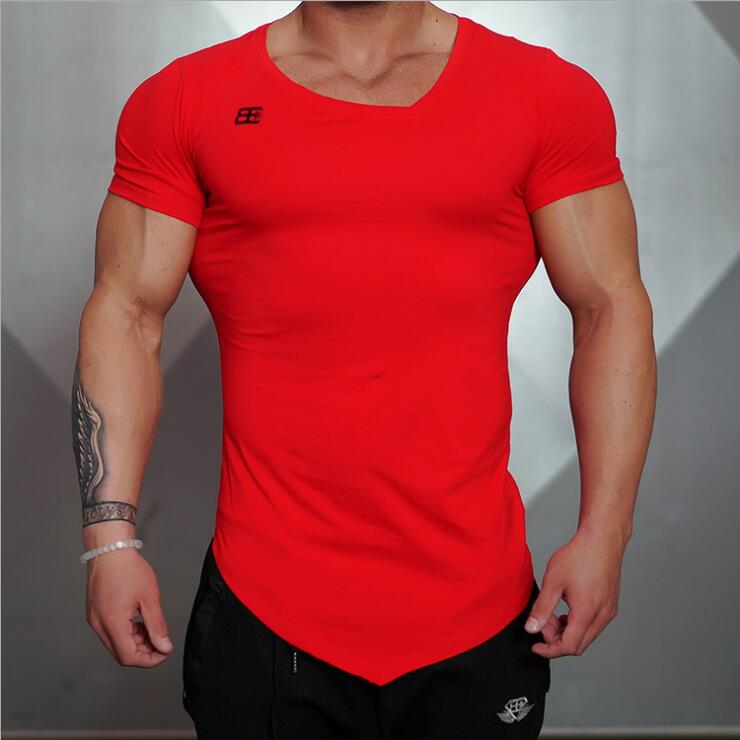 New-Fashion-Brand-Trend-Print-Slim-Fit-Short-Sleeve-T-Shirt-Men-Tee-V-Neck-Casual-Fitness-T-Shirt-Gy-32789841058