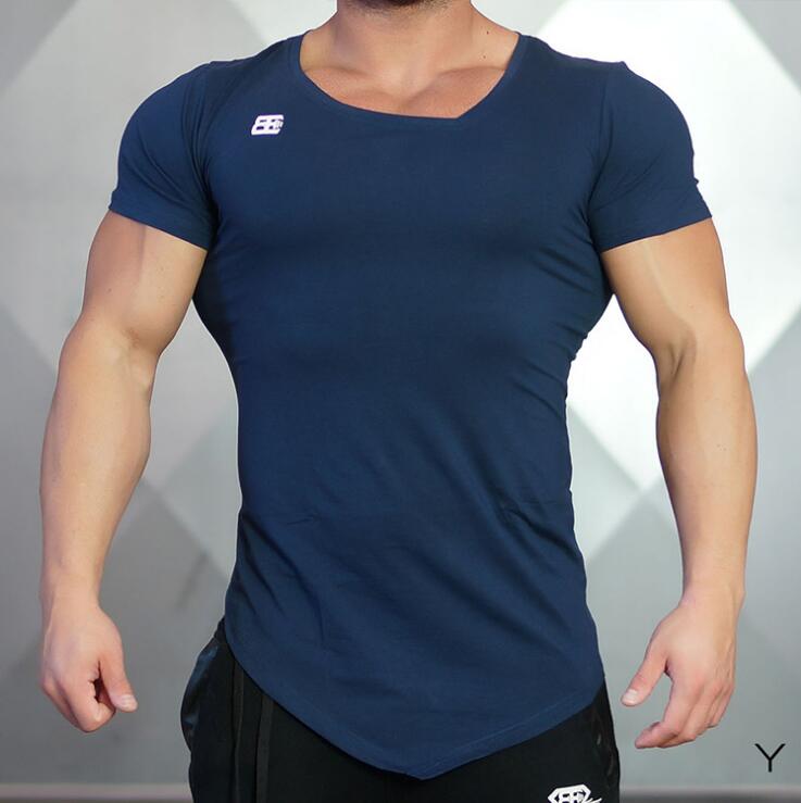 New-Fashion-Brand-Trend-Print-Slim-Fit-Short-Sleeve-T-Shirt-Men-Tee-V-Neck-Casual-Fitness-T-Shirt-Gy-32789841058