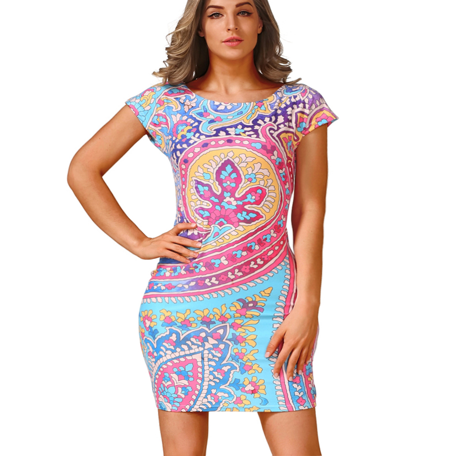 New-Fashion-Women-Summer-Bodycon-Dress-Vintage-Print--Short-Sleeve-O-neck-Dress-Sexy-Celebrity-Club--32754691070