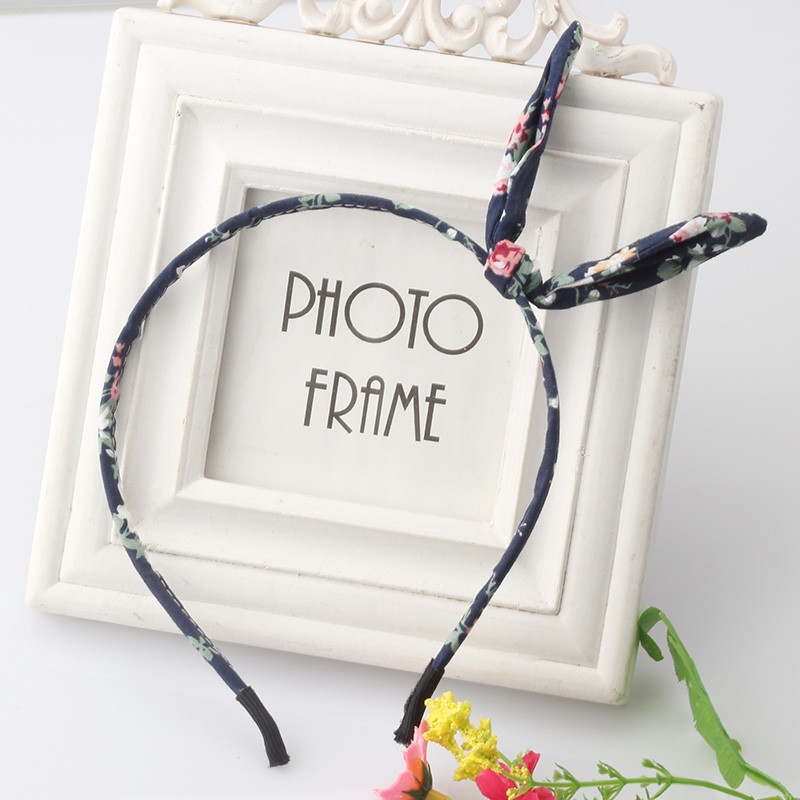 New-Girls-Flowers-Print-Floral-Bow-Hairband-Turban-Knot-Headband-Hair-Band-Hair-Hoop-Rabbit-Ears-Hea-32693666073