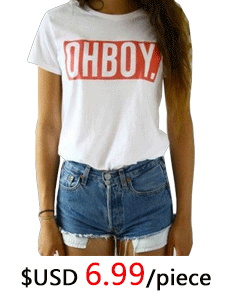 New-Summer-Style-Fashion-T-Shirt-Short-Sleeve-Cotton-T-Shirt---Women-t-Shirts-Tees-White-Black-32660872355