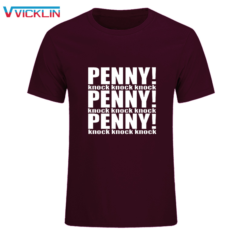 New-The-Big-Bang-Theory-Sheldon-Cooper-Penny-T-Shirt-Cotton-Short-Sleeve--loose-large-code-leisure-t-32699841164