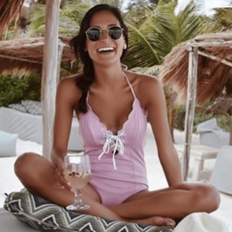 New-high-waist-bandage-bikini-high-neck-halter-bikini-push-up-high-waist-swimwear-bandage-padded-swi-32675553027