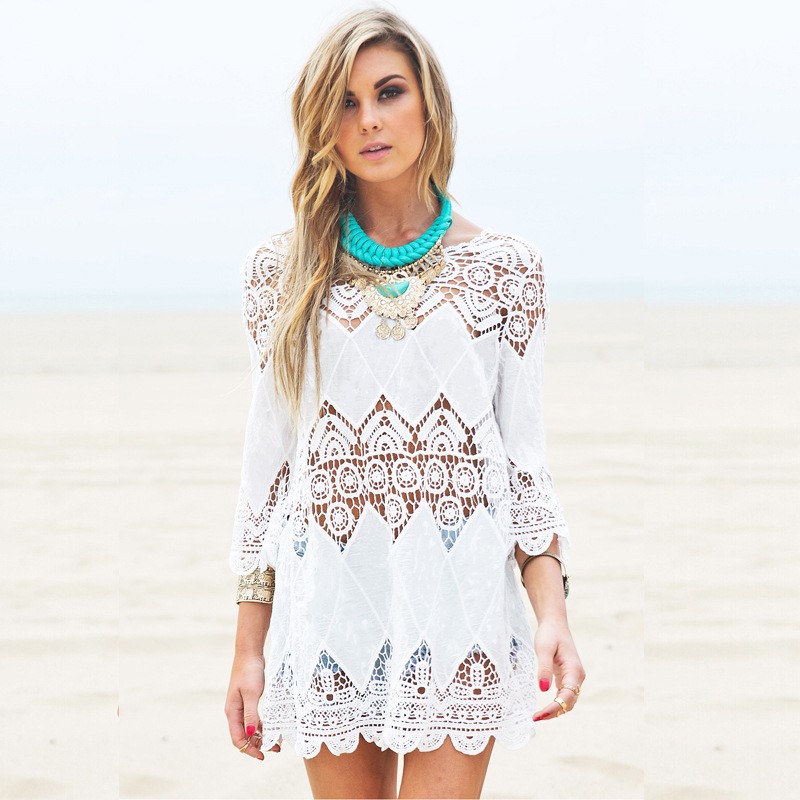 New-women-lace-beach-dress-splice-casual-white-mini-dresses-sexy-hot-hollow-out-vestidos-femininos-2-32505326946