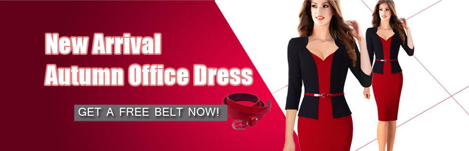 Nice-forever--Mature-Elegant-Sexy-V-neck-Stylish-Button-Work-dress-Office-Bodycon-Female-34-Sleeve-S-32733898848