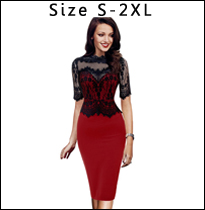 Nice-forever--Mature-Elegant-Sexy-V-neck-Stylish-Button-Work-dress-Office-Bodycon-Female-34-Sleeve-S-32733898848