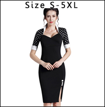 Nice-forever-Elegant-Lady-Grid-Stylish-Casual-Work-Half-Sleeve-Mature-V-Neck-Bodycon-Slim-Women-Offi-32713232921