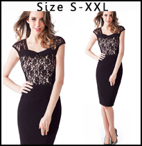 Nice-forever-Lace-Lady--Square-Neck-Button-Knee-length-sleeveless-with-Belt-Business-Office-Casual-M-32681863744