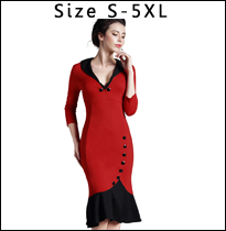 Nice-forever-New-Fashion-Long-Sleeve-Office-Lady-Vintage-Buttons-formal-red-Tunic-Wear-To-Work-warm--1765422872