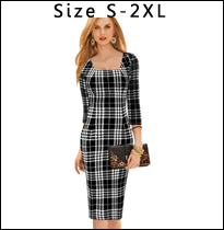 Nice-forever-Plus-Size-elegant-Solid-Dress-Women-summer-business-Pinup-Wear-To-Work-Shift-Buttons-Tu-1818140722