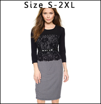 Nice-forever-Plus-Size-elegant-Solid-Dress-Women-summer-business-Pinup-Wear-To-Work-Shift-Buttons-Tu-1818140722