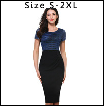 Nice-forever-Polka-Dots-Elegant-Women-Patchwork-Buttons-Square-Neck-Sheath-Dress-business-Wear-to-Wo-32315292676