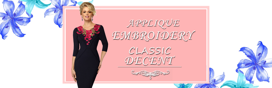 Nice-forever-Vintage-Applique-Flower-embroidery-Sweat-heart-neck-Office-Dress-Bodycon-Female-34-Slee-32752611627