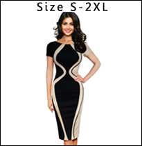 Nice-forever-Vintage-V-Neck-Mature-Elegant-Patchwork-Short-sleeve-Business-Bodycon-Office-Casual-Pen-32705185158