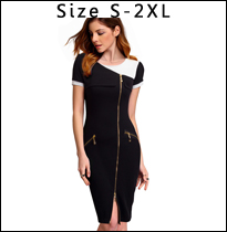 Nice-forever-Vintage-V-Neck-Mature-Elegant-Patchwork-Short-sleeve-Business-Bodycon-Office-Casual-Pen-32705185158