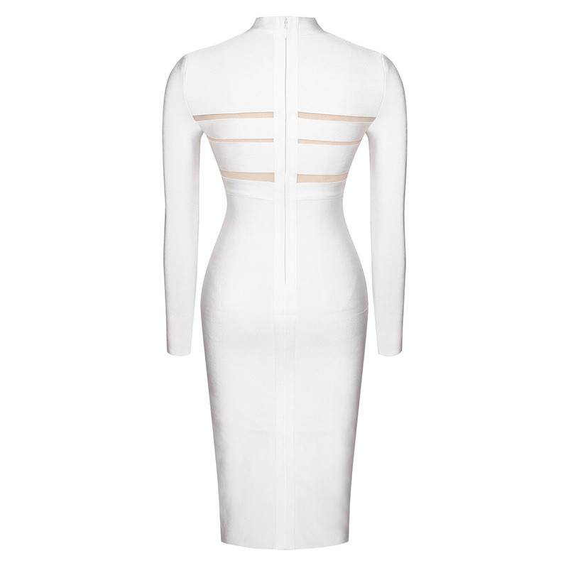 Ocstrade-Womens-Dresses-New-Arrival-2017-Sexy-Bodycon-High-Neck-Long-Sleeve-White-Mesh-Bandage-Dress-32787472492