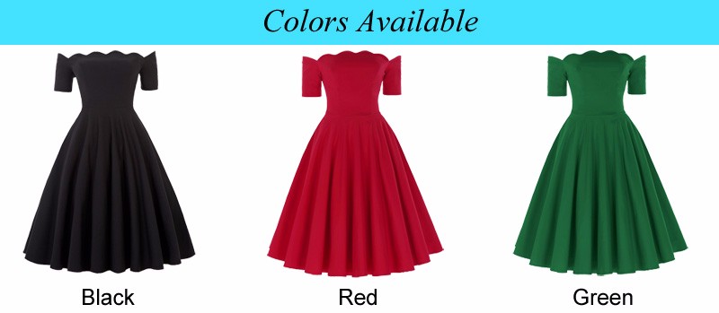 Off-Shoulder-Short-Sleeve-2017-50s-Vintage-Rockabilly-Dresses-Green-Red-Black-Swing-Dress-Robe-Femme-32782768920