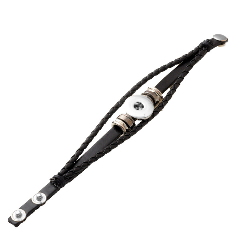 P00646-Wholesale-Snap-Button-BraceletampBangles-10-color-High-quality-leather-Bracelets-For-Women-18-32479335161