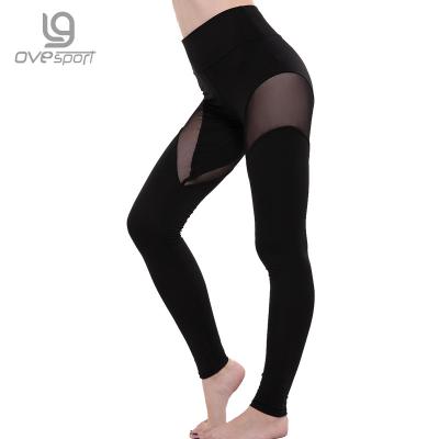 Plus-Size-BlackGray-Women39s-Fitness-Leggings-Workout-Pants-Panelled-Ladies-High-Waist-Leggins-Quick-32492321736