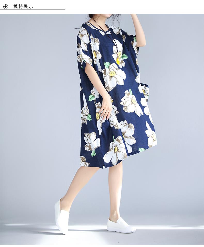 Plus-Size-Women-Dress-Floral-Print-Beach-Dresses-Summer-Style-Female-Casual-Vintage-Large-Size-Fashi-32791685455