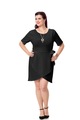 Plus-Size-casual-dress-women-with-lace-short-sleeve-patchwork-Black-loose-dress--Cotton-party-dress--32699541686