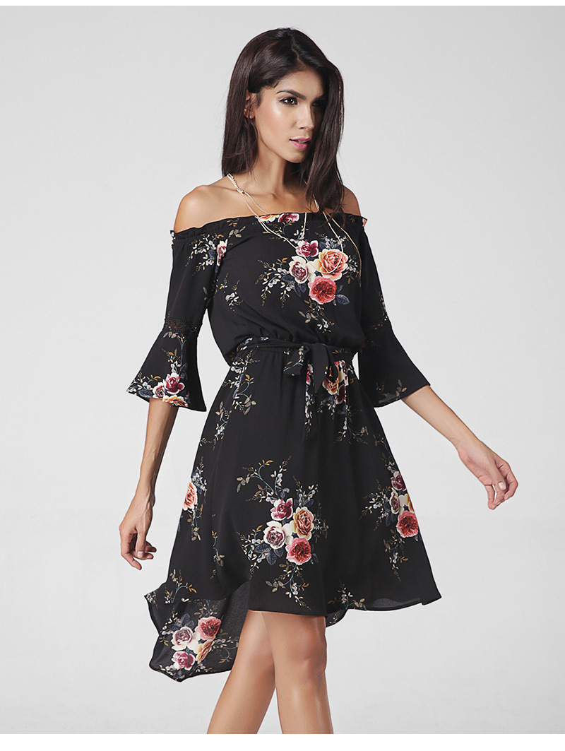 Printed-off-shoulder-high-waist-slash-neck-knee-length-flare-half-sleeve-asymmetrical-dress-2017-new-32790353405