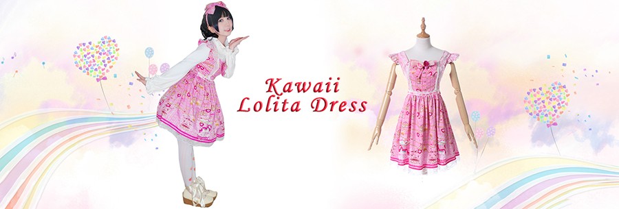 ROLECOS-New-BluePink-Sweet-Lolita-Dresses-Women-Gothic-Maid-Cosplay-Costume-Ball-Gown-Vintage-Bowkno-32667940340