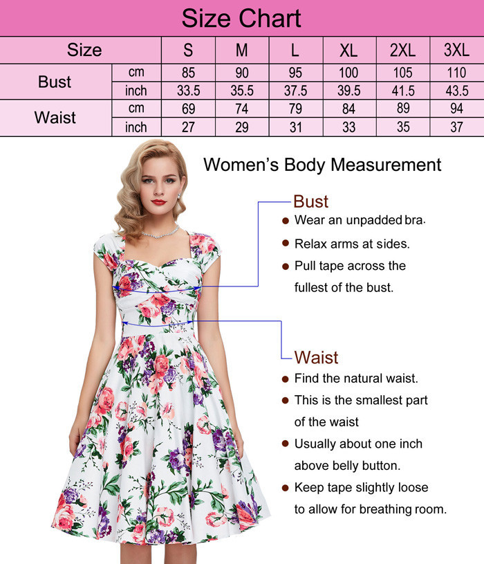 Real-Picture-50s-rockabilly-dresses-floral-print-retro-Vintage-60s-party-dress-Pinup-Swing-Audrey-He-2013319525