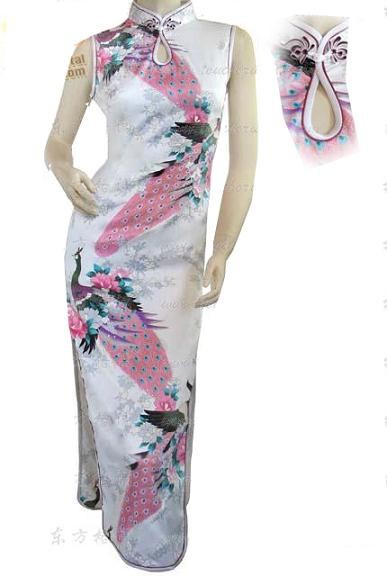 Red-Vintage-Chinese-Women39s-Silk-Rayou-Halter-Long-Cheongsam-Qipao-Dress-Flower-Size-S-M-L-XL-XXL-F-1896315936