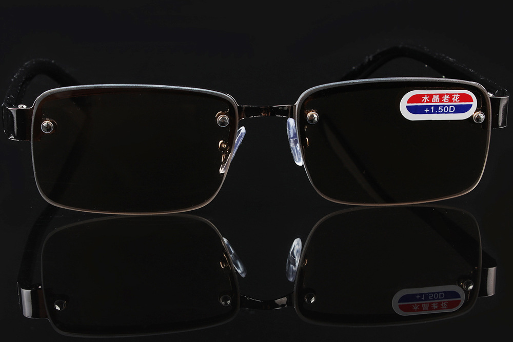 Rimless-classic-style-glass-lenses-Reading-Glasses-Plain-mirror-Men-women-Unisex-Eyewear-0-10-15-20--32735746036