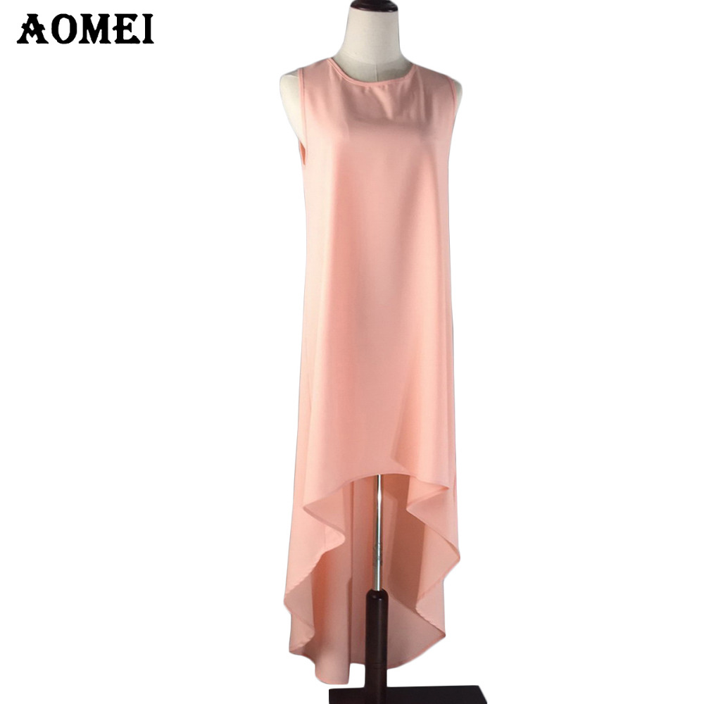 S-M-3XL-5XL-Women-Summer-Bohemian-White-Irregular-Beach-Dress-Loose-Flare-Tunic-Female-Sleeveless-Be-32364046088