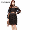 SMTHMA-2017-spring-and-winter-self-portrait-Runway--flower-lace-Patchwork-dress-32733132362