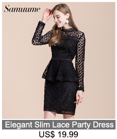 Samuume-High-Class-Sexy-Office-Lady-Temperament-Flare-Sleeve-Round-Neck-Dress-Women-2018-Bodycon-Pen-32749171829