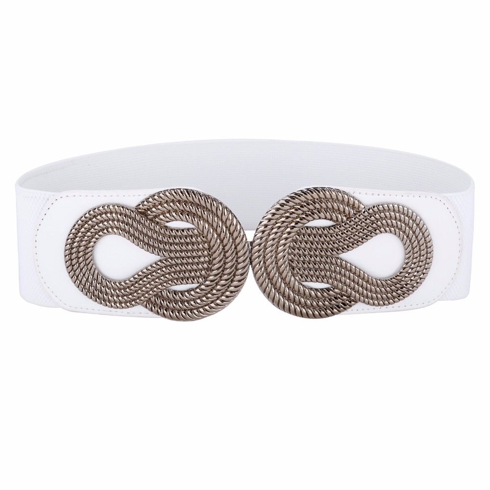 Sexy-Dress-Belts-for-Women-Ladies-Girls-Fashion-Wide-Metal-Buckle-Stretchy-Elastic-Waist-Belt-Waistb-32742655981