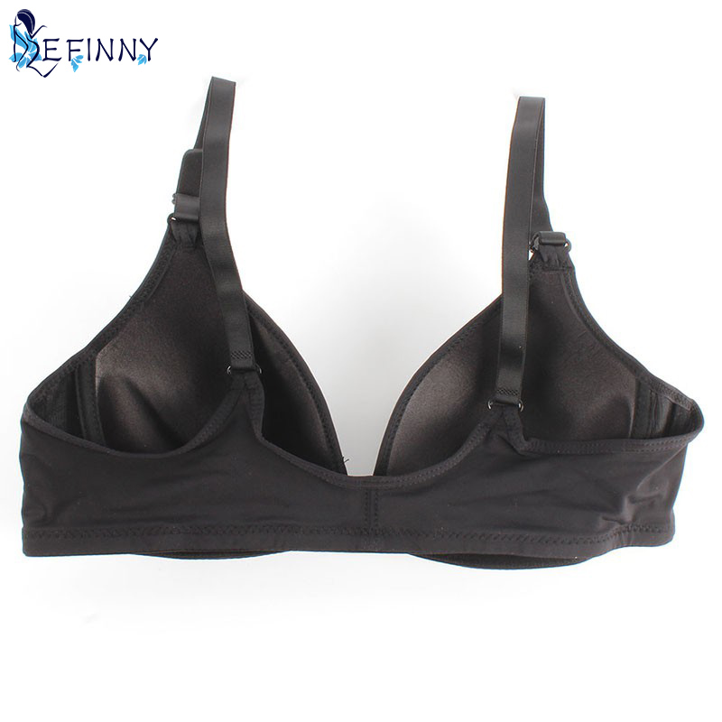 Sexy-Women-Smooth-Front-Closure-Thin-Padded-Racerback-Seamless-Push-Up-Bra-Top-Only-Cup-B-32683701473