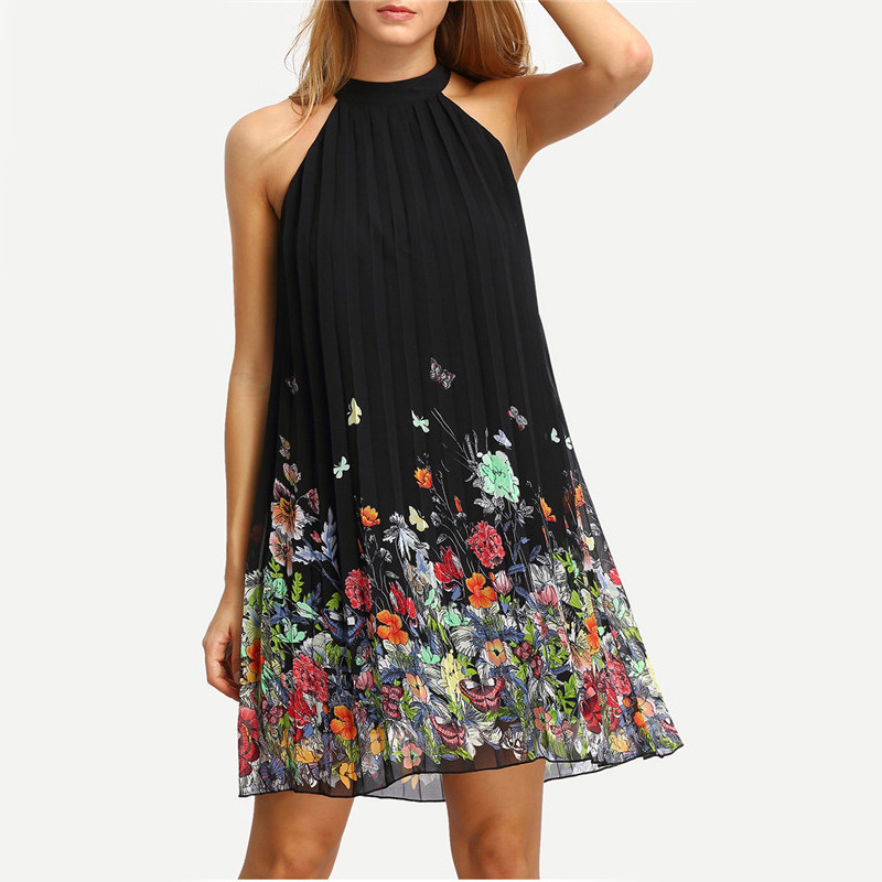 SheIn-New-Woman-Dress-2016-Summer-Black-Round-Neck-Sleeveless-Womens-Casual-Clothing-Floral-Print-Cu-32660828343