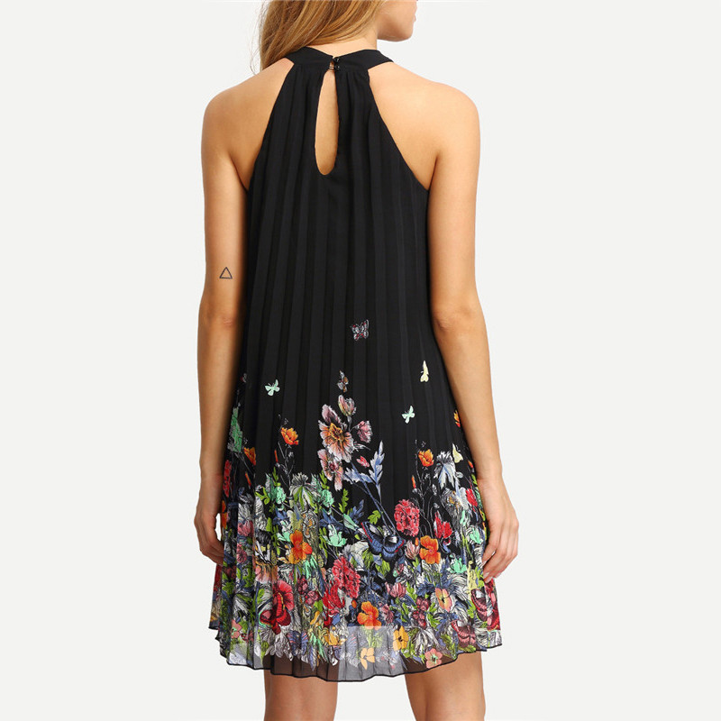 SheIn-New-Woman-Dress-2016-Summer-Black-Round-Neck-Sleeveless-Womens-Casual-Clothing-Floral-Print-Cu-32660828343