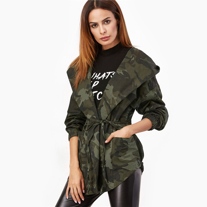 SheIn-Spring-Jacket-Women-Casual-Outerwear-Womens-Olive-Green-Camo-Print-Hooded-Shawl-Collar-Wrap-Be-32792552429