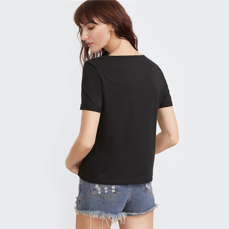 SheIn-Summer-2017-Women-Clothing-Summer-T-shirt-for-Women-Black-Eyelet-Mesh-Boat-Neck-Short-Sleeve-S-32791445140